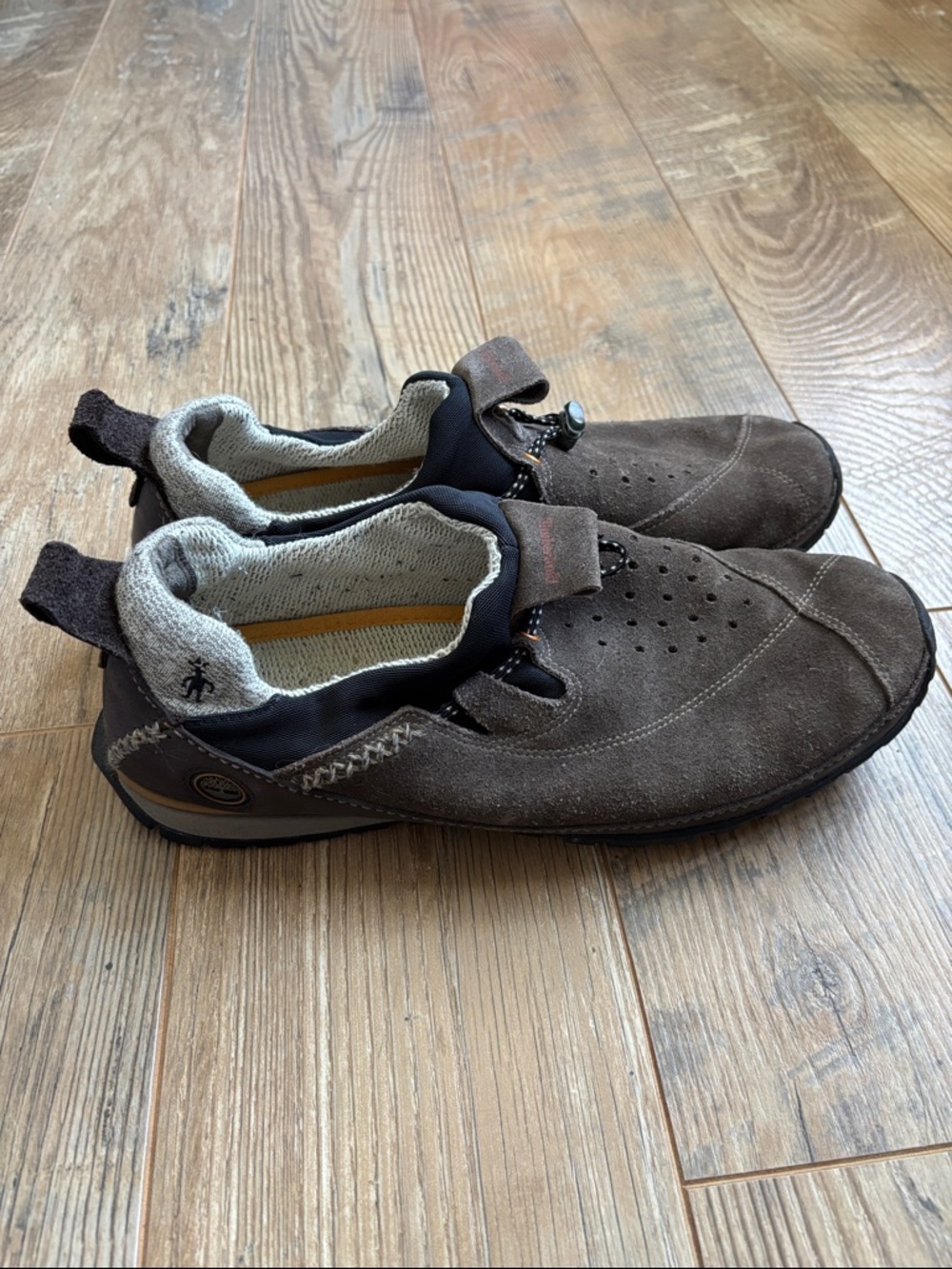Smartwool Timberland Power Lounger Shoes Brown Suede Slippers Men's Sz 12
